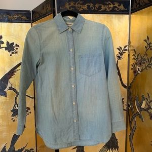 MADEWELL Denim Button-Up in Light Wash
